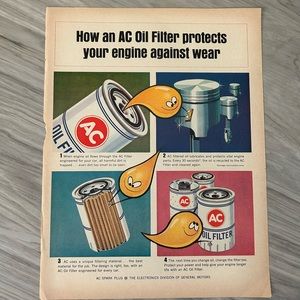 Vintage general motor oil filter